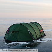 A Keron GT pitched on Lake Baikal, Russia.