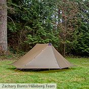 When fully buttoned up, the Anaris’s outer tent offers impressive weather protection.